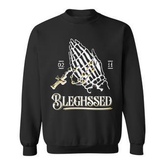 Live Laugh Blegh Bleghssed Heavy Metal Metalcore Deathcore Sweatshirt - Monsterry CA