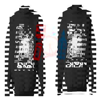 London Souvenir Famous London Landmarks Cool London Vibes Sweatshirt - Thegiftio UK