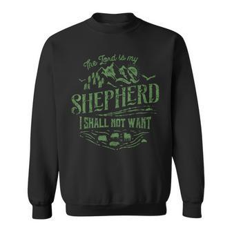 The Lord Is My Shepherd Psalms 23 Christian Sweatshirt - Monsterry CA
