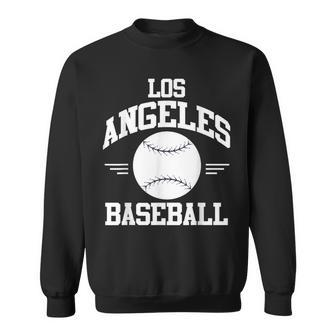 Los Angeles Baseball Fan Sweatshirt - Monsterry