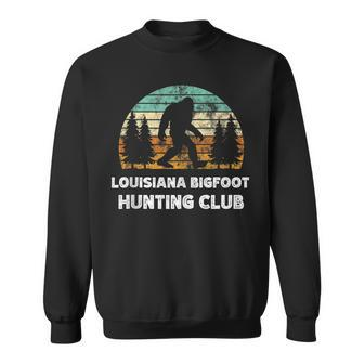 Louisiana Bigfoot Hunting Club Sasquatch Fan Sweatshirt - Monsterry AU