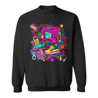 I Love The 80S Retro Graffiti Style Party Costume Sweatshirt - Thegiftio UK