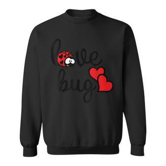 Love Bug Cute Valentine's Day Party Ladybug Sweatshirt - Thegiftio