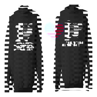 I Love Cooter I Heart Cooter Sweatshirt | Seseable FR