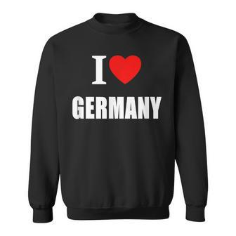 I Love Germany Deutschland Sunshine German Summer Holiday Sweatshirt - Seseable