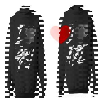 I Love Heart Ari Family Name T Sweatshirt - Seseable