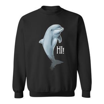 Love Heart Dolphins Dolpin Lover Ocean Sea Animal Sweatshirt - Monsterry