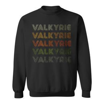 Love Heart Valkyrie GrungeVintage Style Valkyrie Sweatshirt - Seseable