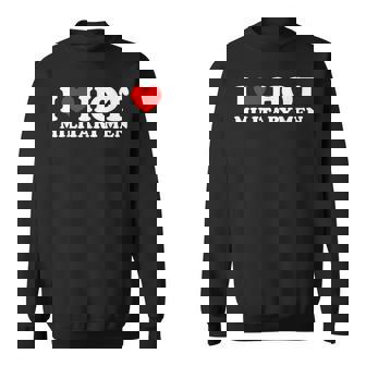 I Love Hot Military I Heart Hot Military Men Sweatshirt - Monsterry