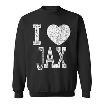 I Love Jax Valentine Boyfriend Son Boy Heart Husband Name Sweatshirt - Seseable
