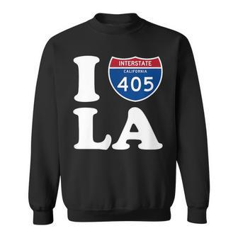 I Love La 405 Freeway Los Angeles Sweatshirt - Monsterry AU