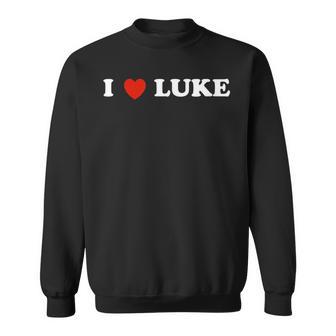 I Love Luke Heart Country Music Sweatshirt - Monsterry AU