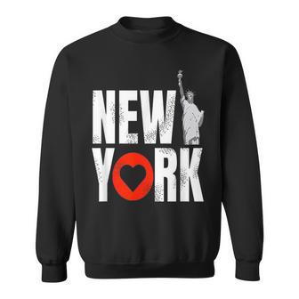 I Love New York City Statue Of Liberty America Souvenirs Sweatshirt - Monsterry DE