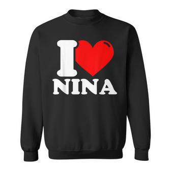 I Love Nina Sweatshirt - Geschenkecke