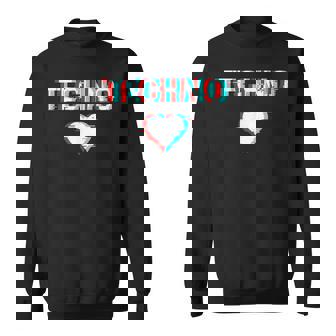 I Love Techno Electro House Deep House Camisa de entrenamiento - Regaloses