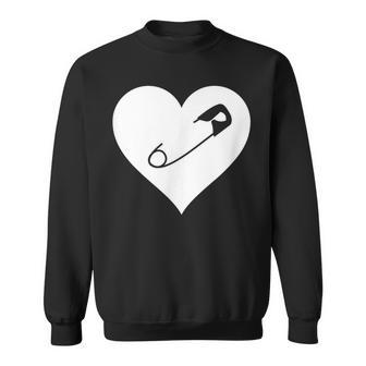 Love Trumps Hate Anti-Racism Safety Pin Movement Sweatshirt - Monsterry CA