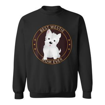 Love West Highland Terrier Best Westie Mom Sweatshirt - Monsterry