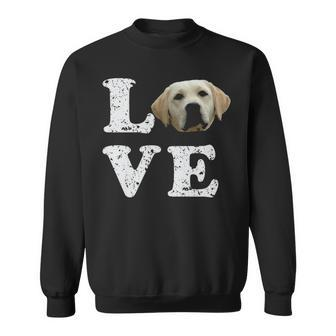 I Love My Yellow Lab Labrador Retriever Dog Sweatshirt | Mazezy
