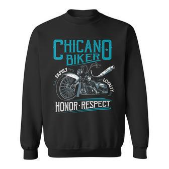 Lowriders Motorcycle Biker Custom Chicano Vintage Mexican Sweatshirt - Monsterry