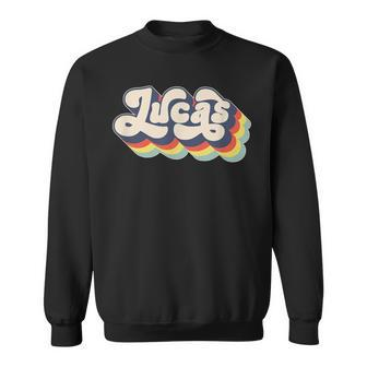 Lucas Family Name Personalized Surname Lucas Sweatshirt - Seseable