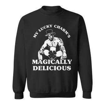 My Lucky Charm Is Magically Delicious St Patrick's Day Sweatshirt - Monsterry AU