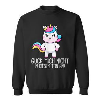 Lucky Mich Nicht In Dieser Ton An Unicorn Sweatshirt - Seseable