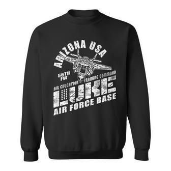 Luke Air Force Base Usaf F35 56Th Fighter Wing Sweatshirt - Monsterry CA