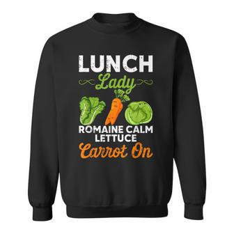 Lunch Lady Squad Cafeteria Worker Dinner Lady Cooking Sweatshirt - Seseable