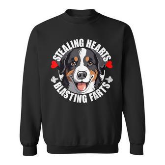 Lustiger Appenzeller Sennenhund Herzen Stehlen Sprengfurze Sweatshirt - Geschenkecke