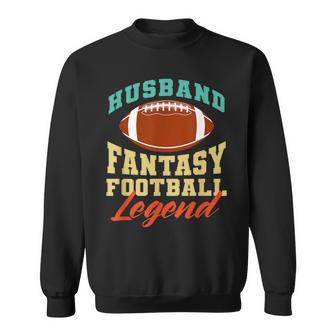 Lustiger Ehemann Papa Fantasy Football Legend Sweatshirt - Geschenkecke