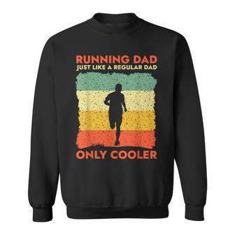 Lustiges Laufen Für Männer Papa Marathonläufer Coach Marathoner Sweatshirt - Geschenkecke