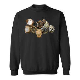 Luxury Vintage Watches Horology Time Wristwatches Sweatshirt - Monsterry CA