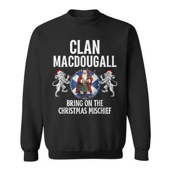 Macdougall Clan Christmas Scottish Family Name Party Sweatshirt - Seseable