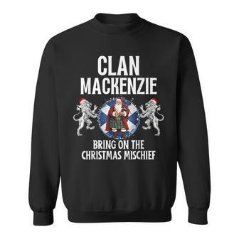 Mackenzie Clan Christmas Scottish Family Name Party Sweatshirt - Seseable