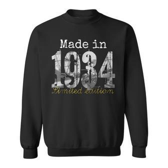 Made In 1934 90 Year Old 1934 90Th Birthday Sweatshirt - Thegiftio UK