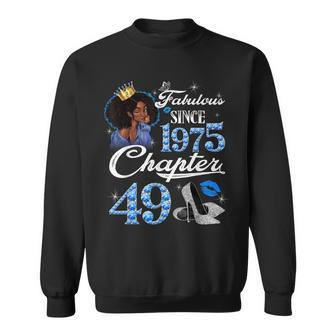 Made In 1975 49 Year Old Chapter 49Th Birthday Diamond Sweatshirt - Monsterry
