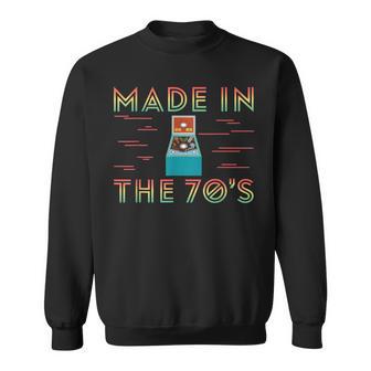 Made In The 70S Pinball Vintage Apparel Pinball Sweatshirt - Monsterry CA