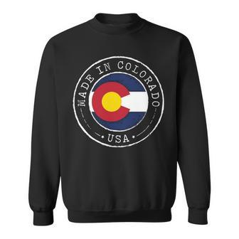 Made In Colorado State Flag Co Sweatshirt | Mazezy