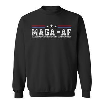 Maga Af America First Sweatshirt | Mazezy CA