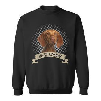 Magyar Vizsla Best Buddy Dog Portrait Sweatshirt - Seseable