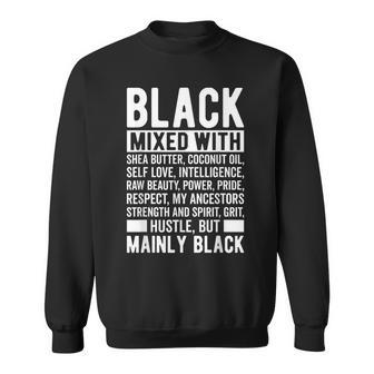 Mainly Black African Pride Black History Month Junenth Sweatshirt - Monsterry UK