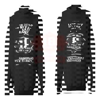 Making 18 Leap Year 72 Years Old February 29Th Retro Vintage Sweatshirt - Thegiftio