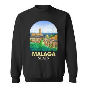 Malaga Spain Travel Catedral De Malaga Traveling Spain Trip Sweatshirt - Monsterry