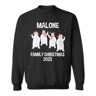 Malone Family Name Malone Family Christmas Sweatshirt - Seseable