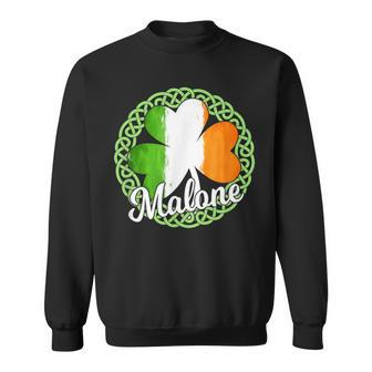 Malone Irish Family Name Sweatshirt - Seseable
