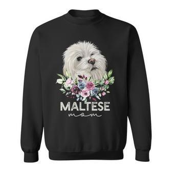 Maltese Dog Mom Sweatshirt | Mazezy