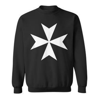 Maltese Knights Hospitaller Cross Sweatshirt - Monsterry DE