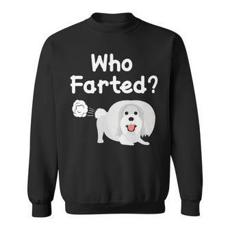 Maltese Long Coat Humorous Dog Owner Lover Gif Sweatshirt | Mazezy