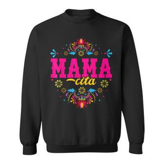 Mamacita Cinco De Mayo Leopard Fiesta Mexican Mother's Day Sweatshirt - Monsterry