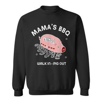 Mama's Bbq Walk In Pig Out Sunny Summer Paddy's Irish Pub Sweatshirt - Monsterry DE